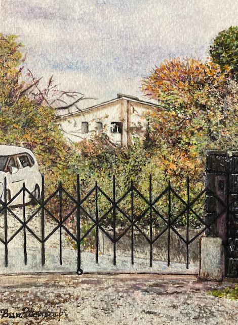 絵画 水彩画ガッシュ水彩・透明水彩『その辺りの風景』 新品・真作保証 原画 < ホビー  絵画 水彩画ガッシュ水彩・透明水彩『その辺りの風景』 新品・真作保証 原画  < ホビーの