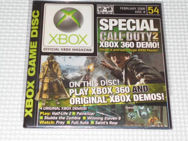 xbox★xbox OFFICIAL XBOX MAGAZINE 2006 DISC 54 < ゲーム本体/ソフト  xbox★xbox OFFICIAL XBOX MAGAZINE 2006 DISC 54  < ゲーム本体/ソフトの