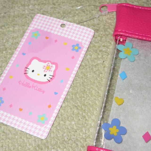 未使用タグ付き☆ハローキティ*コンビポーチ*フラットビニールポーチ*スリーコインズ(カオハナ) < おもちゃ  未使用タグ付き☆ハローキティ*コンビポーチ*フラットビニールポーチ*スリーコインズ(カオハナ) < おもちゃの