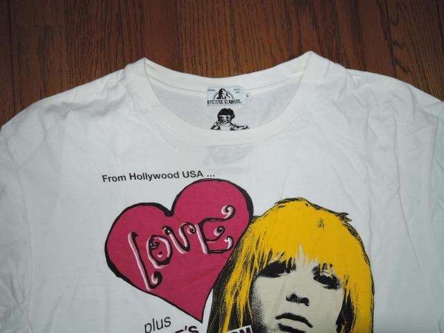 HYSTERIC GLAMOUR�q�X�e���b�N�O���}�[ COURTNEY LOVE�R�[�g�j�[���u T�V���c S�� �K�[���t�H�gTEE �� �u�����h�� 