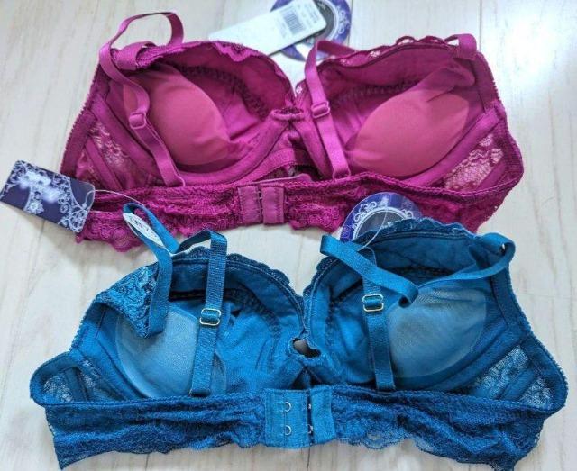 B75★Doux rellia★Wパットデコルテ魅せ美レースブラジャー2点★新品★送料無料 < 女性ファッション  B75★Doux rellia★Wパットデコルテ魅せ美レースブラジャー2点★新品★送料無料 < 女性ファッションの