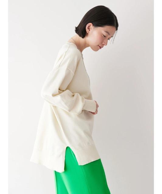 AMERICAN HOLICエコカルットサイドスリットチュニック<エコ・軽い・ニット> < 女性ファッション AMERICAN HOLICエコカルットサイドスリットチュニック<エコ・軽い・ニット> < 女性ファッションの