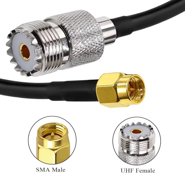 SMA UHF 延長 ケーブル RG58 6.6ft(2M)TUOLNK SMAオス- SO239 メス < ホビー SMA UHF 延長 ケーブル RG58 6.6ft(2M)TUOLNK SMAオス- SO239 メス < ホビーの