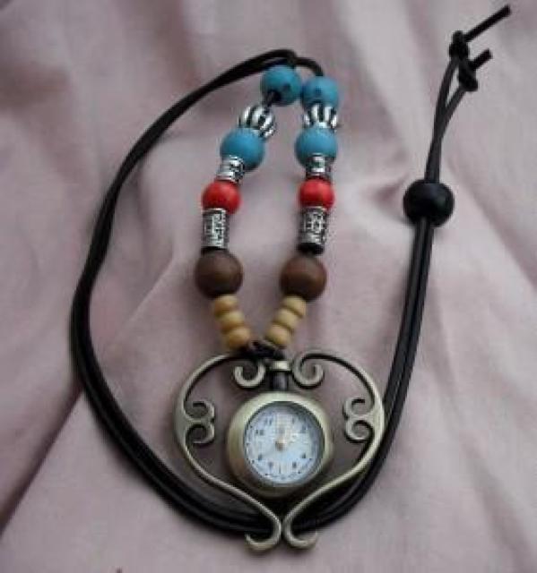 アジアンテイストネックレスウォッチBZ時計とアクセサリ < 女性アクセサリー/時計 アジアンテイストネックレスウォッチBZ時計とアクセサリ < 女性アクセサリー/時計の