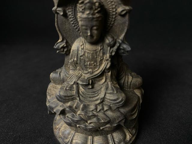 【骨董】極上彫 観音菩薩像 仏像 時代木彫 仏教美術 香木 浄化 縁起物 招福 厄除け コレクター放出 骨董品 蓮華座 唐草彫 < インテリア/ライフ 【骨董】極上彫 観音菩薩像 仏像 時代木彫 仏教美術 香木 浄化 縁起物 招福 厄除け コレクター放出 骨董品 蓮華座 唐草彫 < インテリア/ライフの