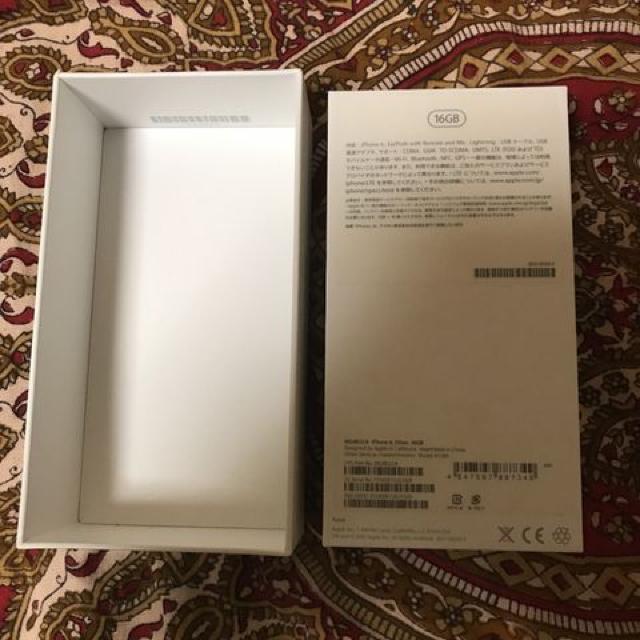 iPhone6(16GB) 空箱 < 家電/AV iPhone6(16GB) 空箱 < 家電/AVの