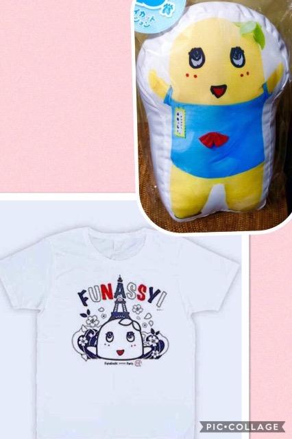 【ふなっしー】2点『クッション&フランス出荷記念Tシャツ』新品 < アニメ/コミック/キャラクター  【ふなっしー】2点『クッション&フランス出荷記念Tシャツ』新品  < アニメ/コミック/キャラクターの