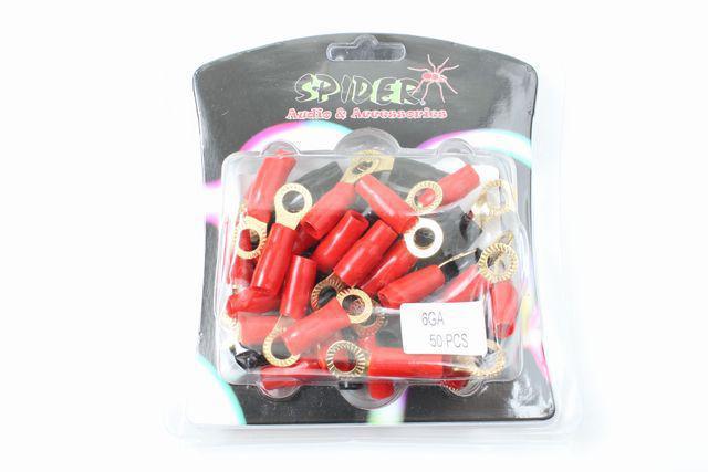 50個入り ケーブルターミネータ 金メッキ 丸形端子  < 自動車/バイク 50個入り ケーブルターミネータ 金メッキ 丸形端子  < 自動車/バイク