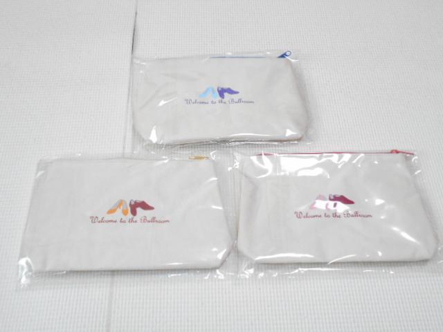 ボールルームへようこそ みんなのくじ E賞 ポーチ 全3種類セット < アニメ/コミック/キャラクター  ボールルームへようこそ みんなのくじ E賞 ポーチ 全3種類セット < アニメ/コミック/キャラクターの