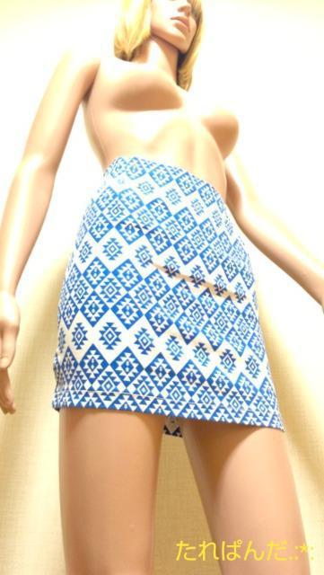 新品タグ付☆angelina☆エキゾチックブルーのタイトミニB368☆3点で即落 < 女性ファッション  新品タグ付☆angelina☆エキゾチックブルーのタイトミニB368☆3点で即落 < 女性ファッションの