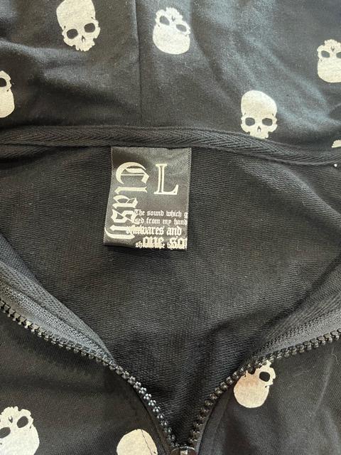 アビリティバーン しまむら アベイル スカル パーカー Lサイズ < 男性ファッション  アビリティバーン しまむら アベイル スカル パーカー Lサイズ < 男性ファッションの