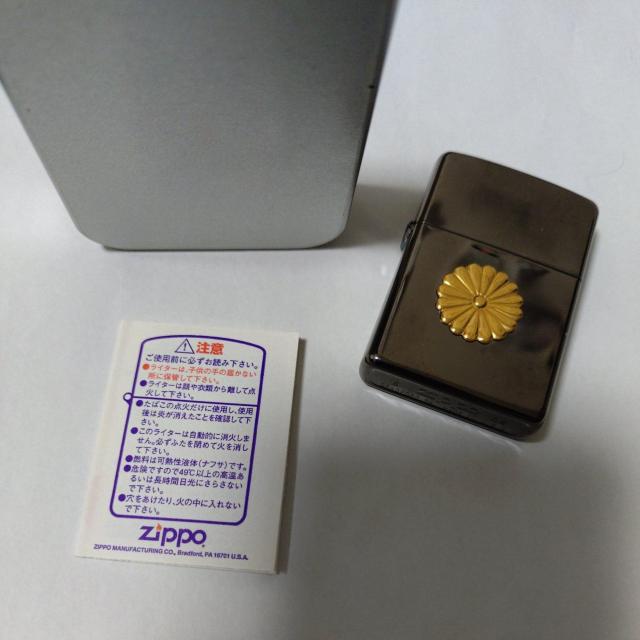 Zippoジッポーライター 菊紋章K24刻印 純金 < 男性ファッション Zippoジッポーライター 菊紋章K24刻印 純金 < 男性ファッションの