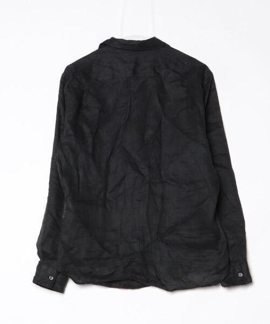 ☆ビューティ&ユース ユナイテッドアローズ リネンシャツ 麻シャツ 長袖シャツ/メンズ/L☆ブラック < ブランド ☆ビューティ&ユース ユナイテッドアローズ リネンシャツ 麻シャツ 長袖シャツ/メンズ/L☆ブラック < ブランドの