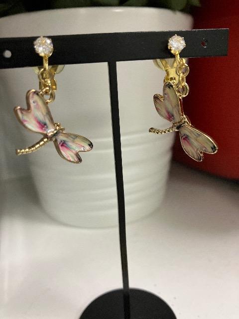 ハンドメイド トンボ イヤリング < 女性ファッション ハンドメイド トンボ イヤリング < 女性ファッションの