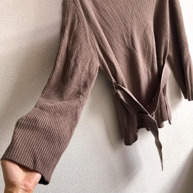 ◆snidel/スナイデル◆ベルト付きニット★ブラウンF*オーバーサイズ♪ < ブランド ◆snidel/スナイデル◆ベルト付きニット★ブラウンF*オーバーサイズ♪ < ブランドの