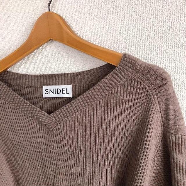 ◆snidel/スナイデル◆ベルト付きニット★ブラウンF*オーバーサイズ♪ < ブランド ◆snidel/スナイデル◆ベルト付きニット★ブラウンF*オーバーサイズ♪ < ブランドの