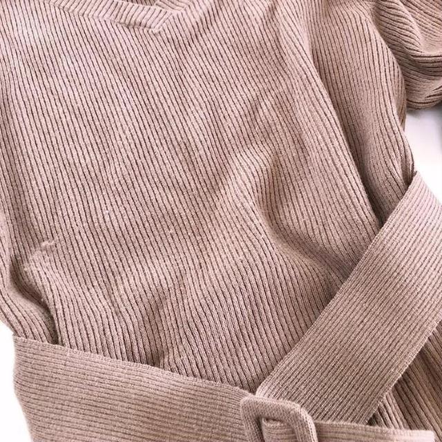 ◆snidel/スナイデル◆ベルト付きニット★ブラウンF*オーバーサイズ♪ < ブランド ◆snidel/スナイデル◆ベルト付きニット★ブラウンF*オーバーサイズ♪ < ブランドの