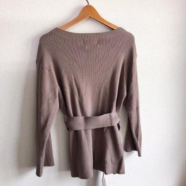 ◆snidel/スナイデル◆ベルト付きニット★ブラウンF*オーバーサイズ♪ < ブランド ◆snidel/スナイデル◆ベルト付きニット★ブラウンF*オーバーサイズ♪ < ブランドの