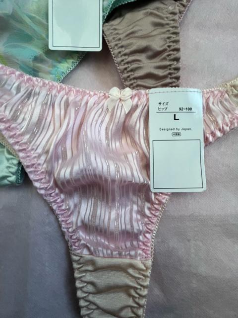 Lサイズ!5枚セット!光沢ツルツル素材!シフォン使いあり!色とりどり!エレガント!Tバックショーツ!No.光 < 女性ファッション Lサイズ!5枚セット!光沢ツルツル素材!シフォン使いあり!色とりどり!エレガント!Tバックショーツ!No.光 < 女性ファッションの