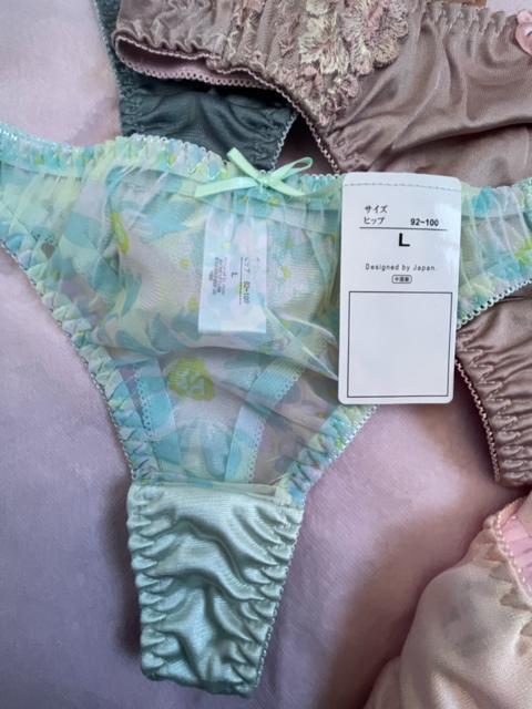 Lサイズ!5枚セット!光沢ツルツル素材!シフォン使いあり!色とりどり!エレガント!Tバックショーツ!No.光 < 女性ファッション Lサイズ!5枚セット!光沢ツルツル素材!シフォン使いあり!色とりどり!エレガント!Tバックショーツ!No.光 < 女性ファッションの