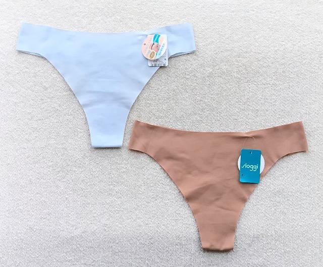 Triumph Sloggi ショーツ Lサイズ Tバック 水色&ブラウン 2枚セット < 女性ファッション Triumph Sloggi ショーツ Lサイズ Tバック 水色&ブラウン 2枚セット < 女性ファッションの