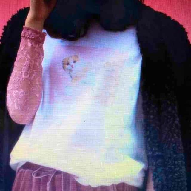 WEGO・ゆめかわネコフォトプリントTシャツ。ピンク < ブランド  WEGO・ゆめかわネコフォトプリントTシャツ。ピンク  < ブランドの