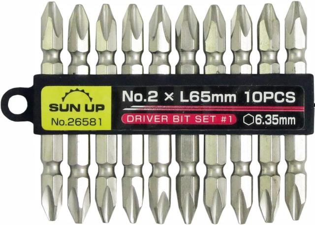 SUN UP ドライバービットセット +No.2×65 10pc #1 < ペット/手芸/園芸  SUN UP ドライバービットセット +No.2×65 10pc #1  < ペット/手芸/園芸の
