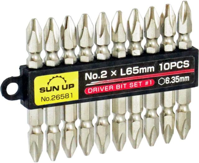 SUN UP ドライバービットセット +No.2×65 10pc #1 < ペット/手芸/園芸  SUN UP ドライバービットセット +No.2×65 10pc #1 < ペット/手芸/園芸の