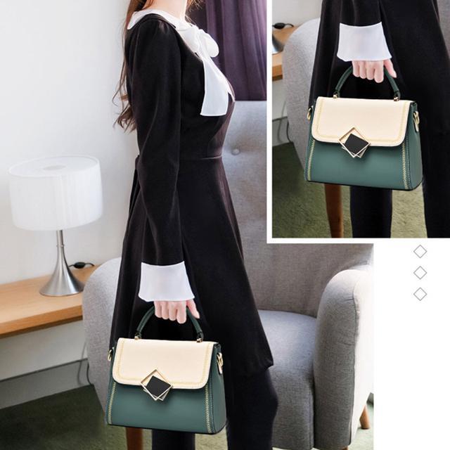 送料無料 新品 ショルダーバッグ レディース 斜め掛け バイカラー ハンドバッグ おしゃれ < 女性ファッション  送料無料 新品 ショルダーバッグ レディース 斜め掛け バイカラー ハンドバッグ おしゃれ < 女性ファッションの