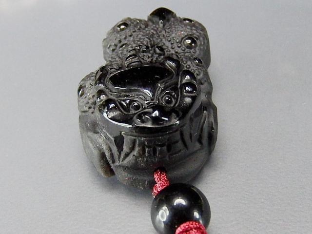 AAAオブシディアンヒキュウ仕様2天然石彫刻品キーホルダー魔除け金運蓄財運 < 男性アクセサリー/時計  AAAオブシディアンヒキュウ仕様2天然石彫刻品キーホルダー魔除け金運蓄財運 < 男性アクセサリー/時計の