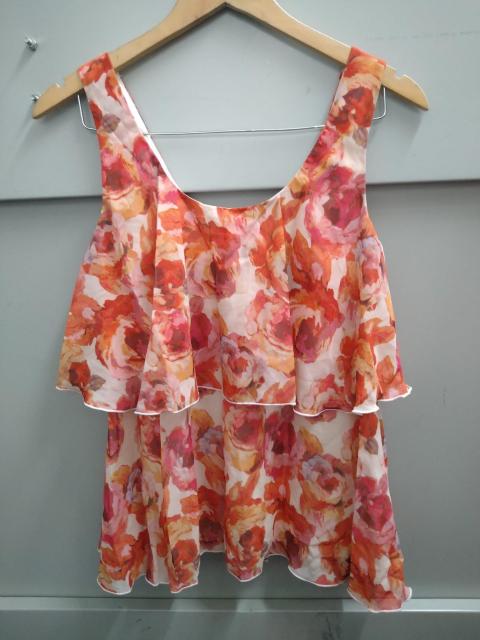 LIP SERVICE☆水彩花柄ティアードタンク < ブランド  LIP SERVICE☆水彩花柄ティアードタンク < ブランドの