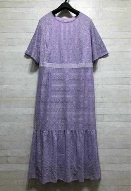 新品☆LL♪パープル系レースきれいなロングワンピース♪わけあり☆G937 < 女性ファッション 新品☆LL♪パープル系レースきれいなロングワンピース♪わけあり☆G937 < 女性ファッションの
