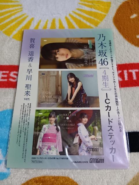 乃木坂46 賀喜遥香&早川聖来 ICカードステッカー ポスター < タレントグッズ  乃木坂46 賀喜遥香&早川聖来 ICカードステッカー ポスター  < タレントグッズの