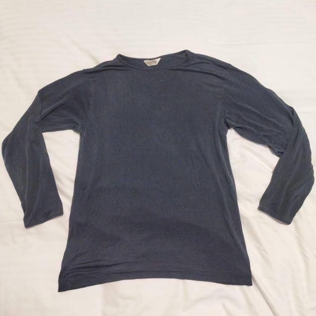 Pure Silk ブラック 長袖 Tシャツ < 女性ファッション Pure Silk ブラック 長袖 Tシャツ < 女性ファッションの