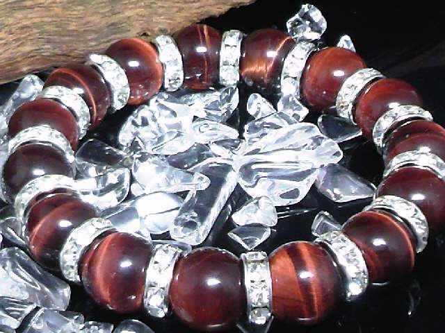 12ミリ§レッドタイガーアイ銀ロンデル赤虎目石数珠 < 男性アクセサリー/時計 12ミリ§レッドタイガーアイ銀ロンデル赤虎目石数珠 < 男性アクセサリー/時計の