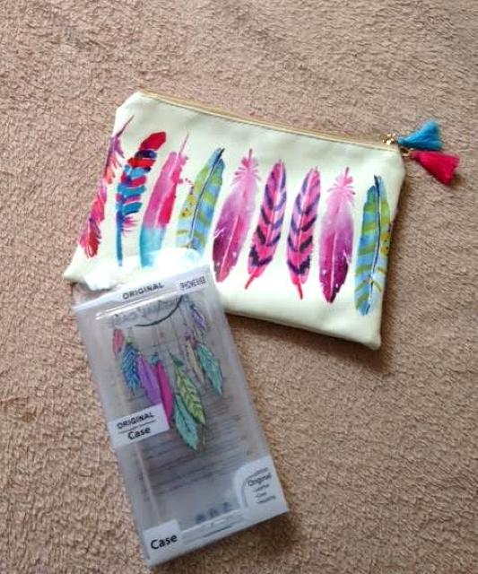 iPhone6/6s★フェザー スマホ ケース カバー&ポーチ セット < 家電/AV  iPhone6/6s★フェザー スマホ ケース カバー&ポーチ セット  < 家電/AVの