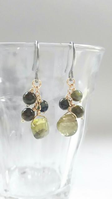 14kgf*グリーントルマリンのピアス* 20042 < 女性アクセサリー/時計 14kgf*グリーントルマリンのピアス* 20042 < 女性アクセサリー/時計の