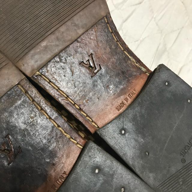 正規品 ルイヴィトン ダミエハラコ ローファー 5.5 < ブランド  正規品 ルイヴィトン ダミエハラコ ローファー 5.5 < ブランドの