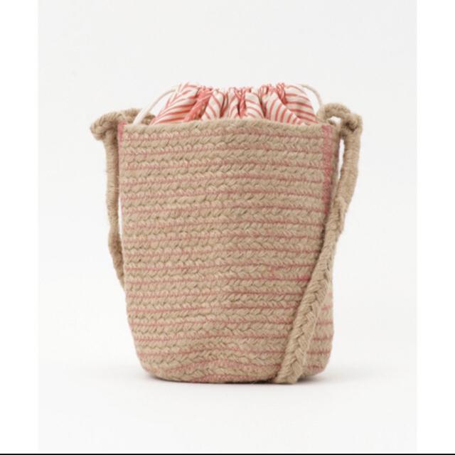 【新品】Lilas Campbell ミニショルダーバッグ かごバッグ  麻 < 女性ファッション  【新品】Lilas Campbell ミニショルダーバッグ かごバッグ  麻 < 女性ファッションの