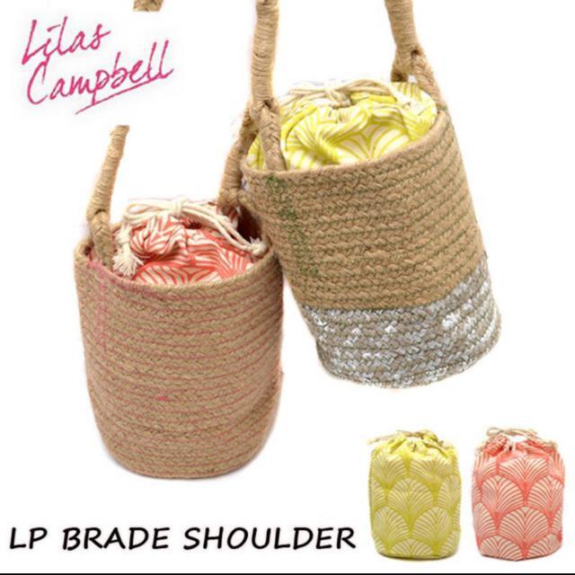 【新品】Lilas Campbell ミニショルダーバッグ かごバッグ  麻 < 女性ファッション  【新品】Lilas Campbell ミニショルダーバッグ かごバッグ  麻 < 女性ファッションの