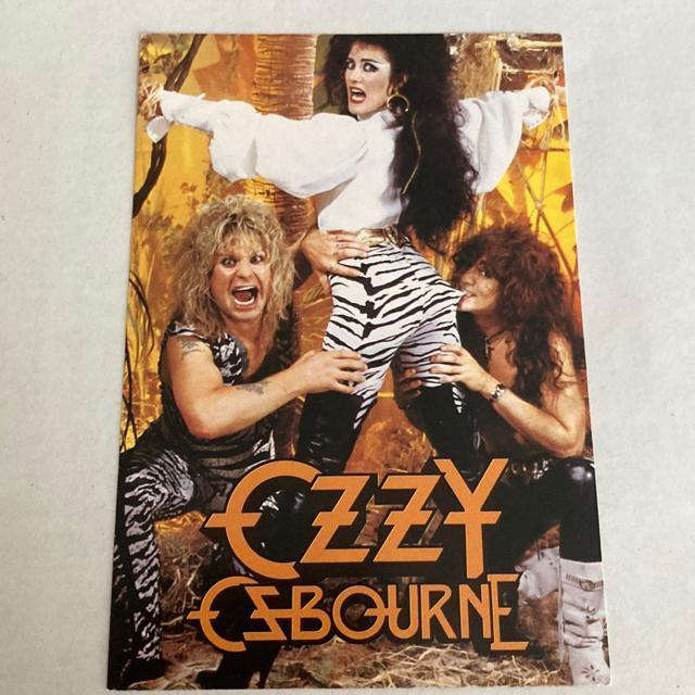 1987年当時物 OZZY OSBOURNE & JAKE E LEE ポストカード オジー・オズボーン ヘヴィメタル < CD/DVD/ビデオ  1987年当時物 OZZY OSBOURNE & JAKE E LEE ポストカード オジー・オズボーン ヘヴィメタル  < CD/DVD/ビデオの