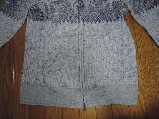 REMI RELIEF レミレリーフ スウェット ジップ パーカー M ノルディック柄 < ブランド  REMI RELIEF レミレリーフ スウェット ジップ パーカー M ノルディック柄 < ブランドの