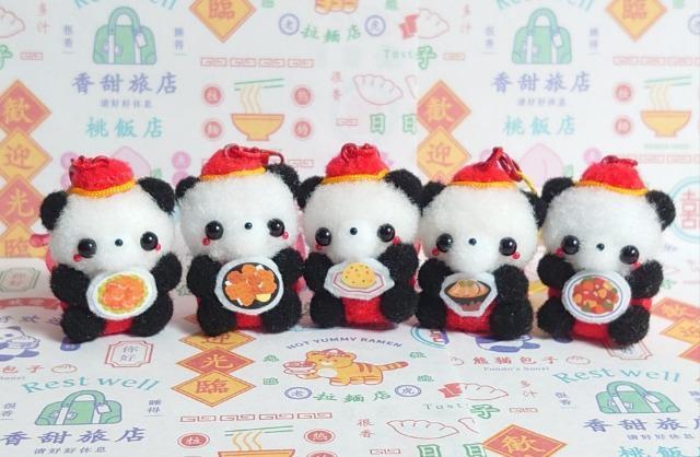 ハンドメイド♪ポンポンマスコット『パンダ飯店』五目チャーハン < ペット/手芸/園芸  ハンドメイド♪ポンポンマスコット『パンダ飯店』五目チャーハン < ペット/手芸/園芸の