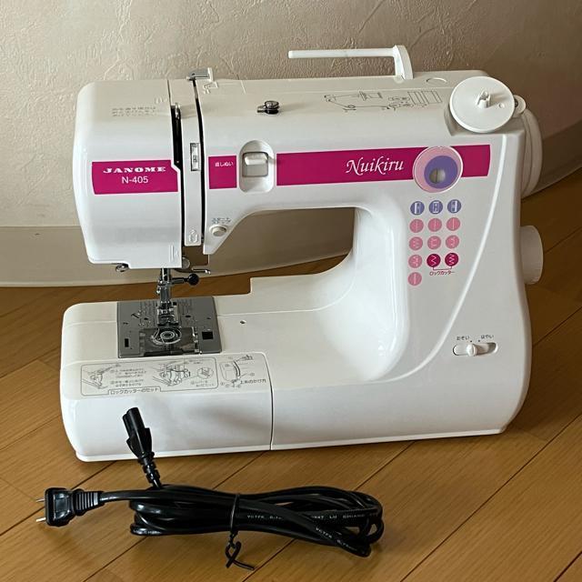 ジャノメ コンパクト電動ミシン本体 N-405 ロックカッター内蔵 < ペット/手芸/園芸 ジャノメ コンパクト電動ミシン本体 N-405 ロックカッター内蔵 < ペット/手芸/園芸の