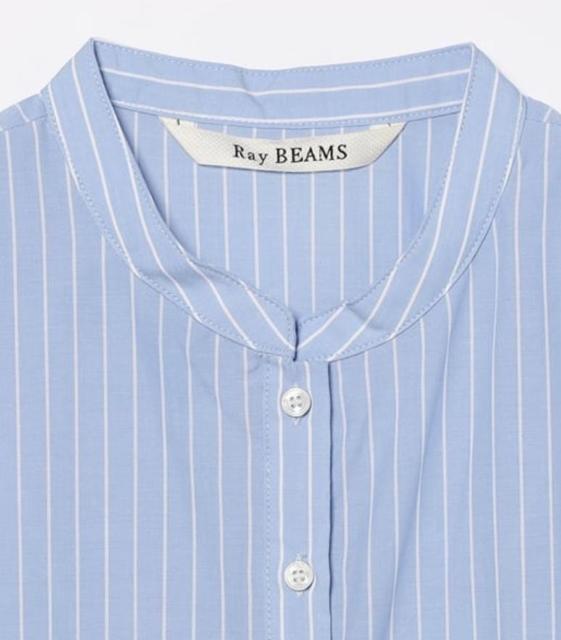 レディース プリーツ キリカエ バンドカラー シャツ < 女性ファッション レディース プリーツ キリカエ バンドカラー シャツ < 女性ファッションの