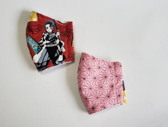 S2N★【限定】【レア】柔らかいマスク 接触冷感立体マスク 禰豆子 2枚(*^^*)ハンドメイド < 女性ファッション  S2N★【限定】【レア】柔らかいマスク 接触冷感立体マスク 禰豆子 2枚(*^^*)ハンドメイド < 女性ファッションの