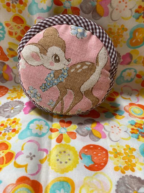 HMレトロ調バンビ&キノコ柄小銭入れA < 女性ファッション HMレトロ調バンビ&キノコ柄小銭入れA < 女性ファッションの