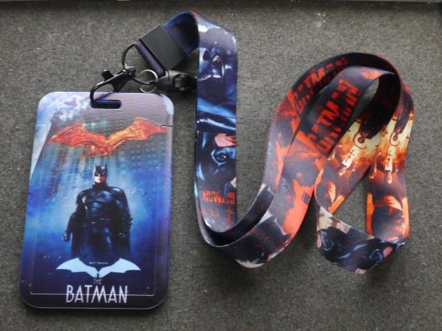 新品 バットマン Batman IDカードホルダーケース付ネックストラップ < 男性ファッション  新品 バットマン Batman IDカードホルダーケース付ネックストラップ < 男性ファッションの