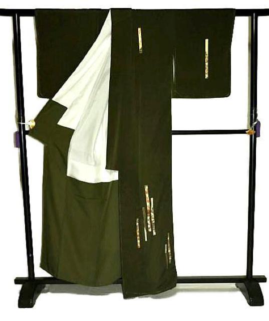 【最高級】【未使用品】金彩 シシュウ 短冊 花模様 付下げ 身丈160cm 裄丈65cm T3448 < 女性ファッション  【最高級】【未使用品】金彩 シシュウ 短冊 花模様 付下げ 身丈160cm 裄丈65cm T3448 < 女性ファッションの