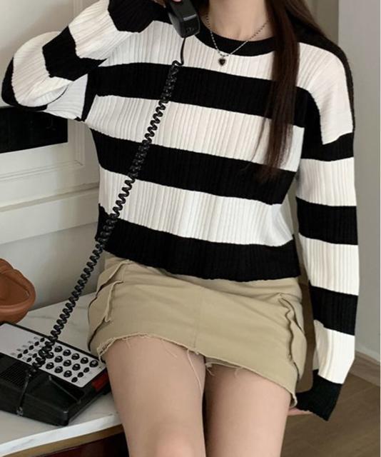 送料無料 新品 ニットトップス ショート丈 秋冬トップス < 女性ファッション  送料無料 新品 ニットトップス ショート丈 秋冬トップス < 女性ファッションの